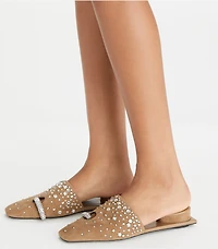 Pierced Crystal Mule