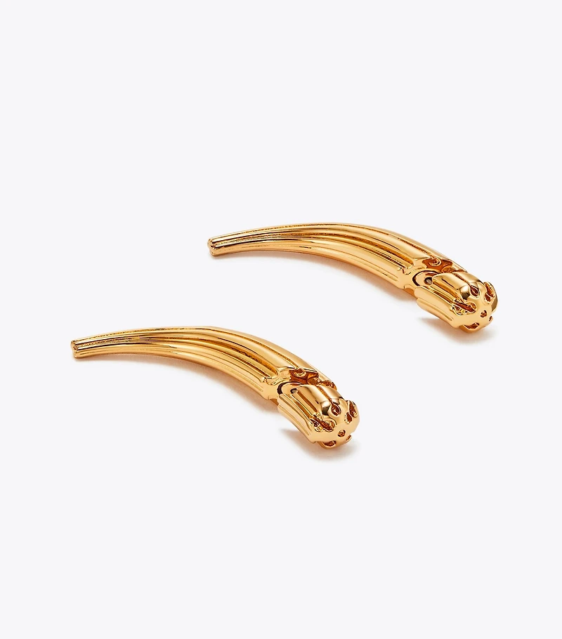 Pierced Front-Back Earrings