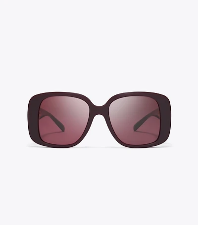 Pierced Oversized Square Sunglasses