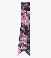 Pixel Flower Ribbon Tie