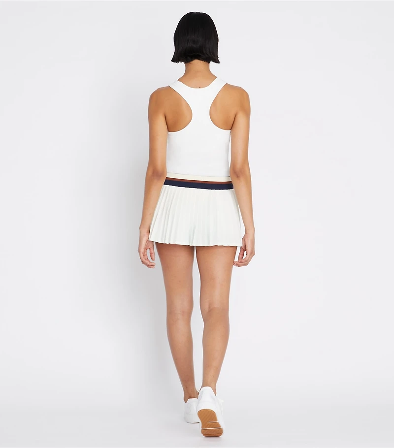 Pleated Mini Tennis Skirt