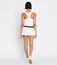 Pleated Mini Tennis Skirt