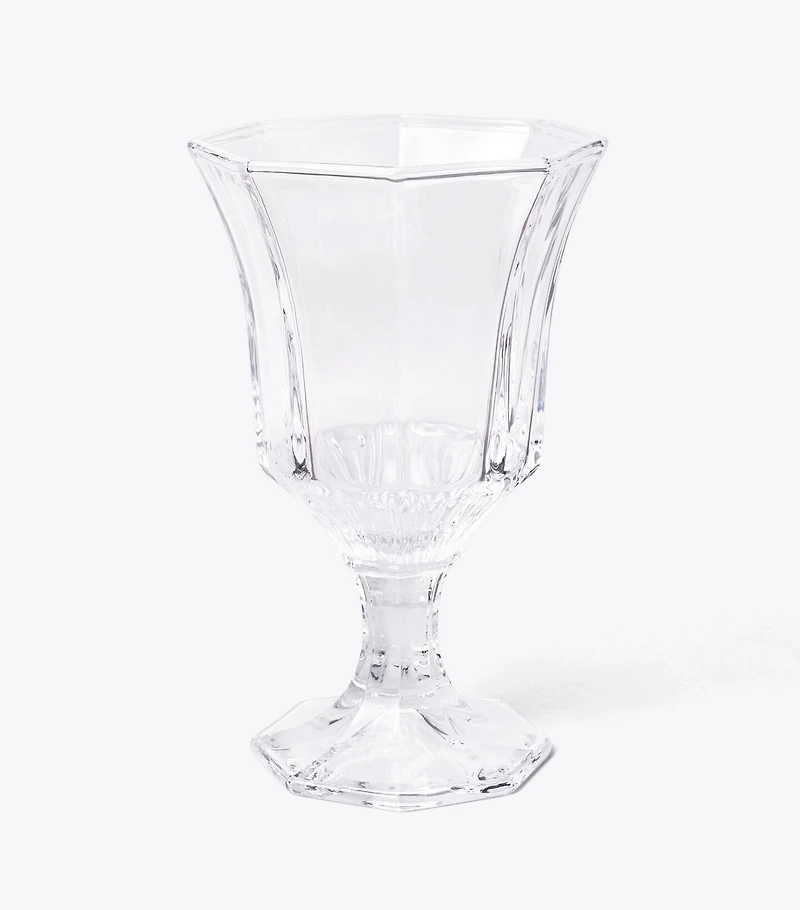 Pressed-Glass Wine Glass, Set of 4