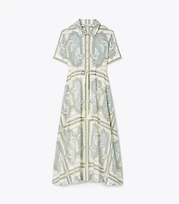 Printed Cotton Shirtdress