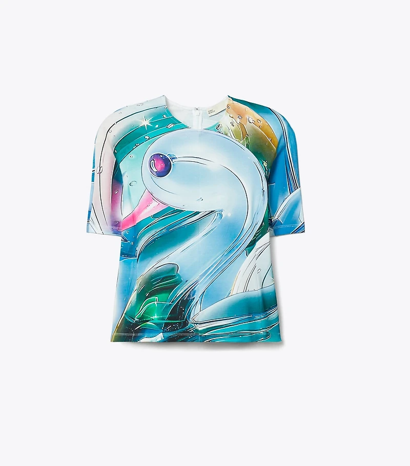 Printed Cotton T-Shirt
