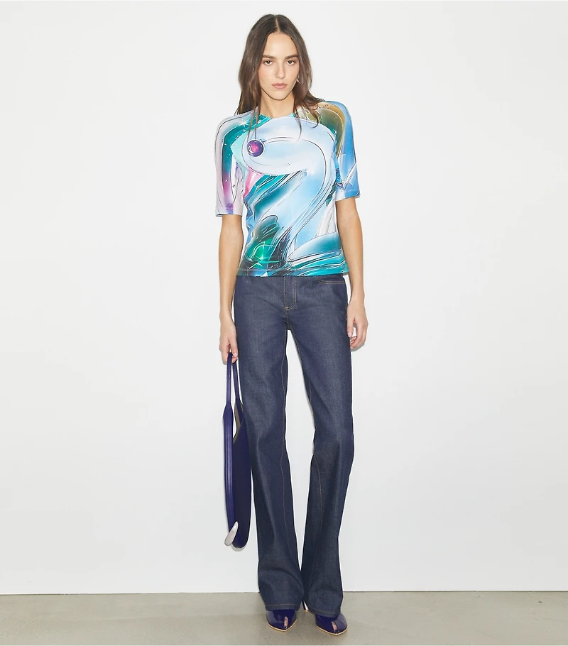 Printed Cotton T-Shirt