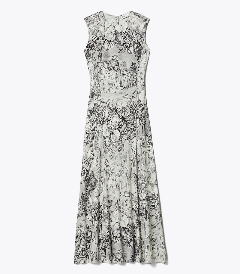 Printed Jersey Dress