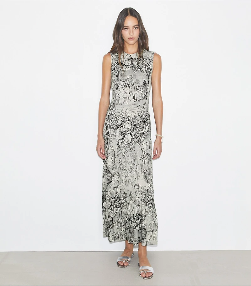 Printed Jersey Dress