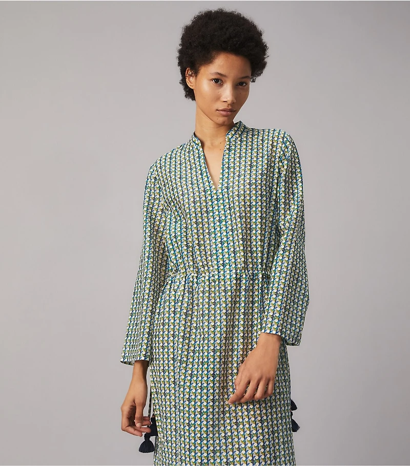 Printed Long Caftan