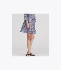 Printed Mini Shirtdress