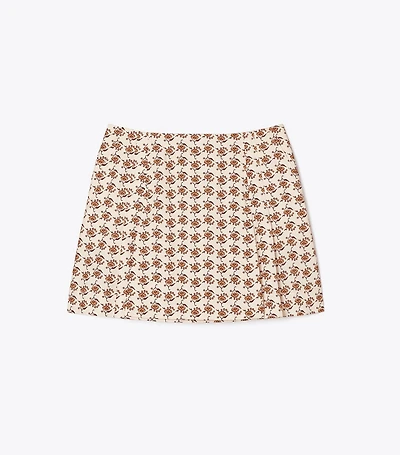 Printed Poplin Skort