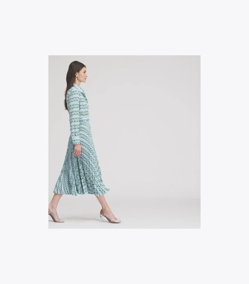 Printed Twill Dress