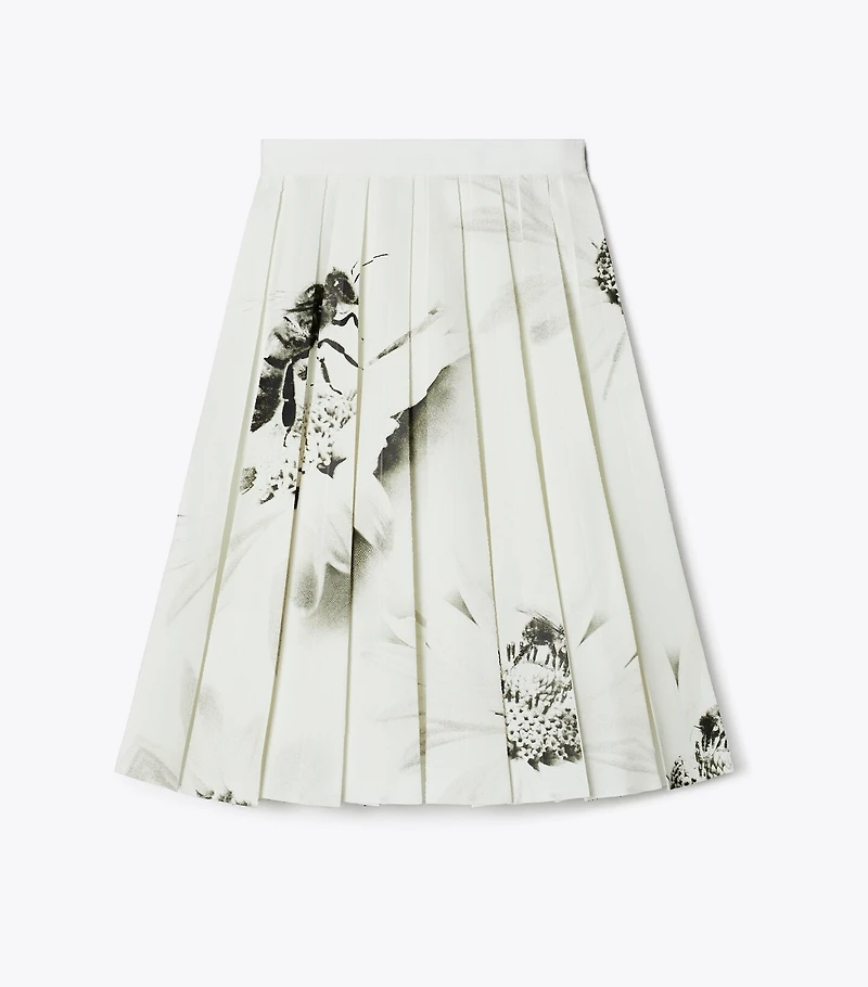 Printed Twill Skirt
