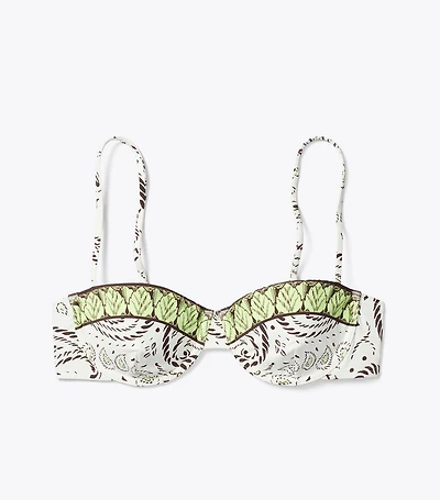 Printed Underwire Bikini Top