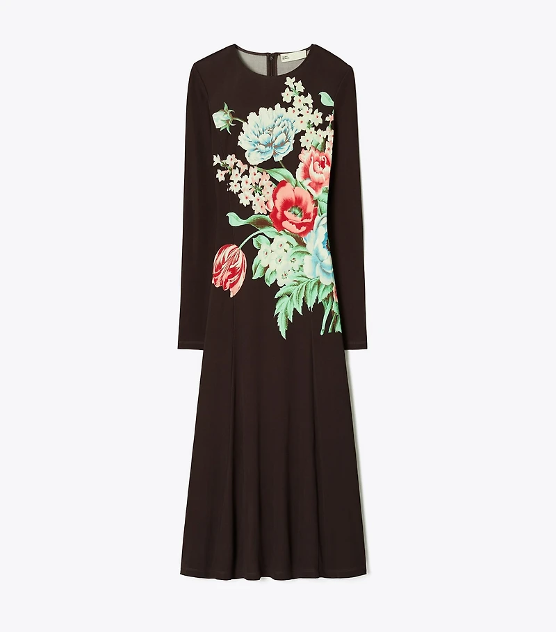 Printed Viscose Jersey Dress