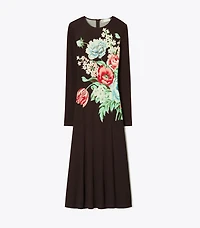 Printed Viscose Jersey Dress