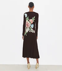 Printed Viscose Jersey Dress