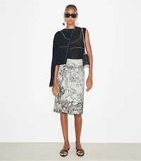 Printed Viscose Skirt