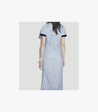 Prismatic T Monogram Mesh Polo Dress