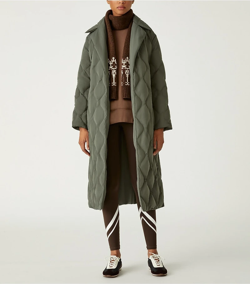 Quilted Reversible Oversized Down Coat