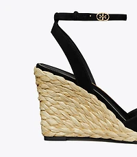 Raffia Wedge Sandal