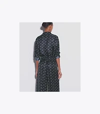 Relaxed-Fit Jacquard Pants