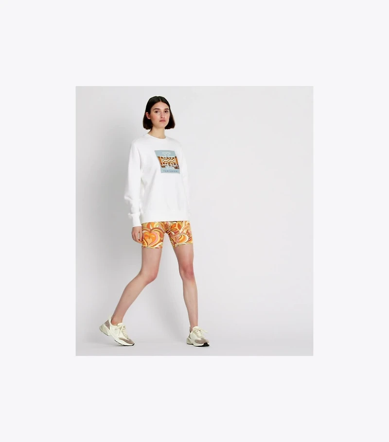 Relaxed Heavyweight French Terry Logo Patch Crew