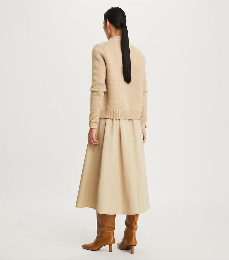 Reversible Zip-Front Cardigan