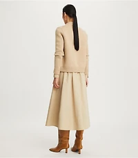 Reversible Zip-Front Cardigan