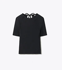 Ribbed Cotton Pullover