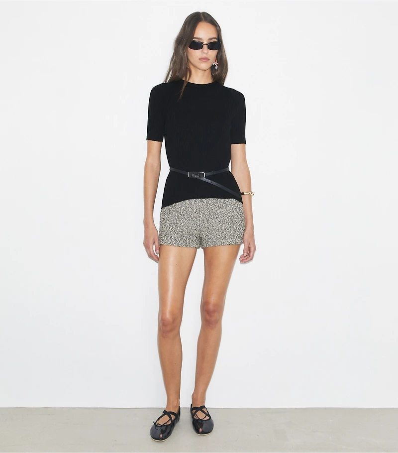 Ribbed Cotton Pullover