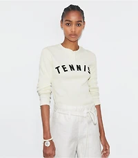 Ribbed Cotton Tennis Henley