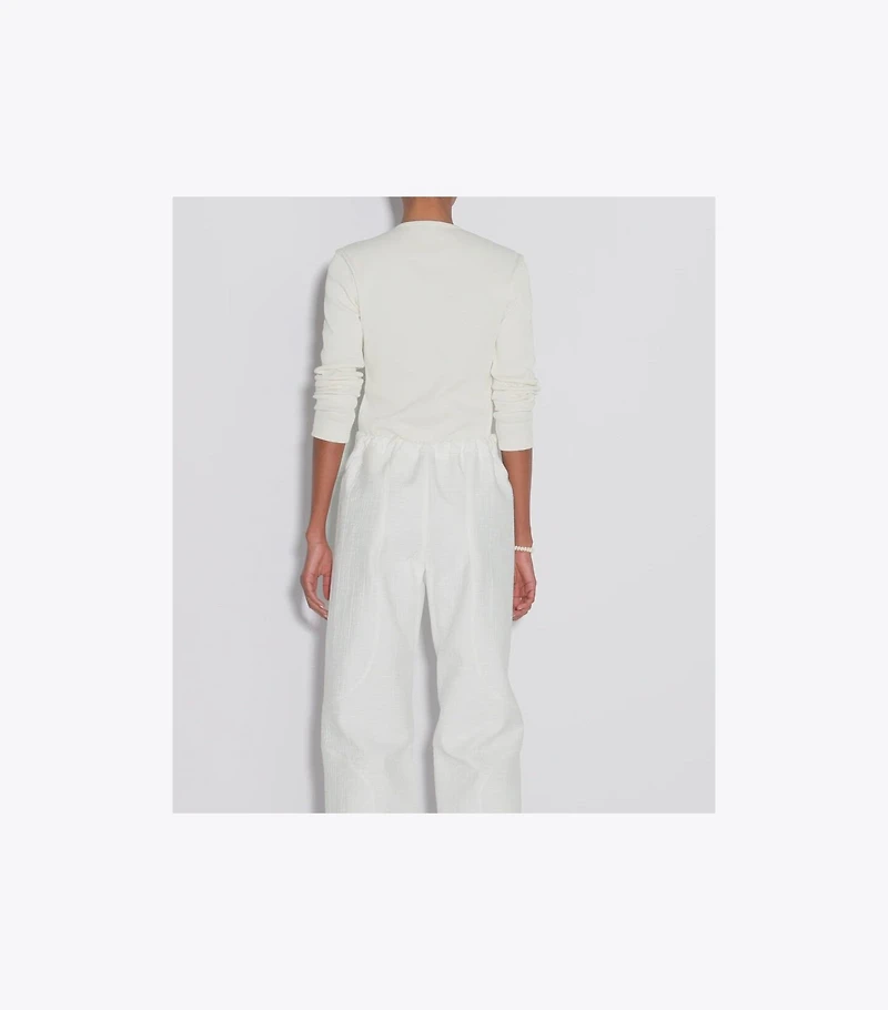 Ribbed Cotton Tennis Henley