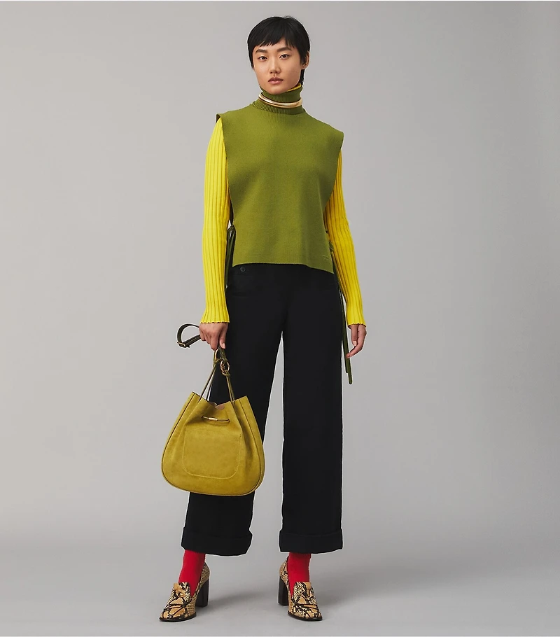 Ribbed Merino Wool Dickie