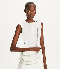 Robinson Floral Embossed Saddlebag