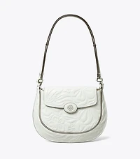 Robinson Floral Embossed Saddlebag