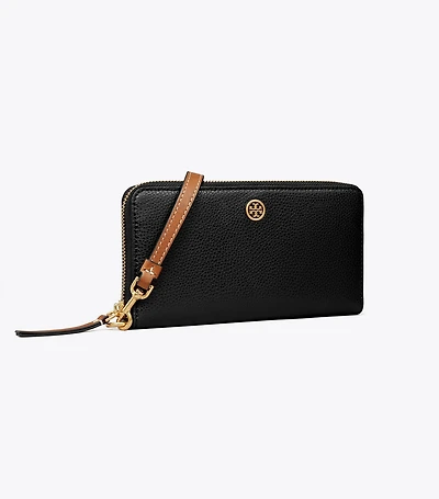 Robinson Pebbled Zip Continental Wallet