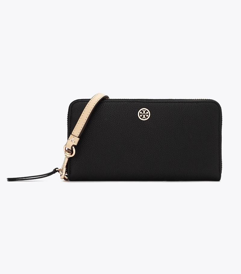 Robinson Pebbled Zip Continental Wallet