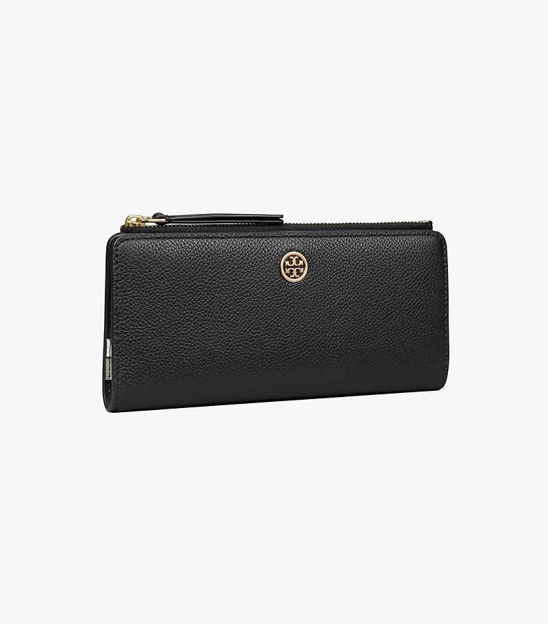 Robinson Pebbled Zip Slim Wallet