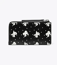 Robinson Printed Top-Zip Card Case