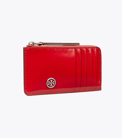 Robinson Spazzolato Zip Card Case