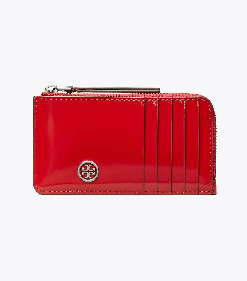 Robinson Spazzolato Zip Card Case