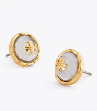 Roxanne Circle-Stud Earring