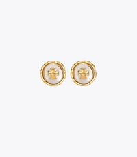 Roxanne Circle-Stud Earring