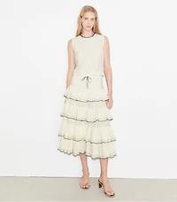 Ruffle Cotton Skirt