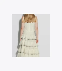 Ruffle Cotton Skirt
