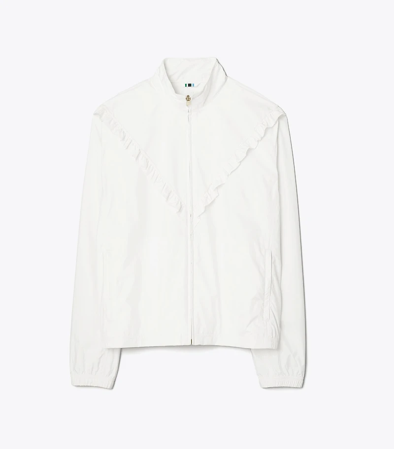 Ruffle Windbreaker