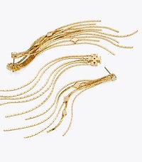 Runway Front-Back Chain Earrings