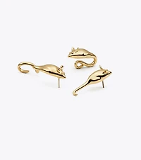 Runway Mice Earring Set