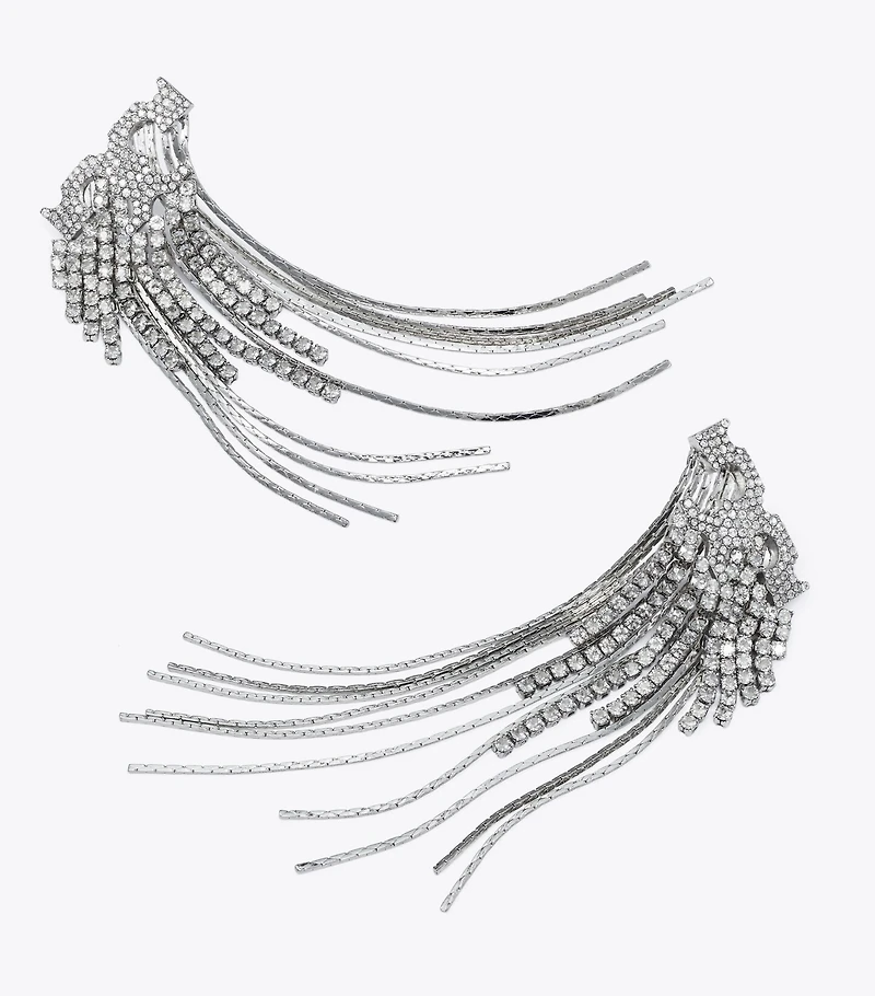 Runway Pavé Serif T Earrings